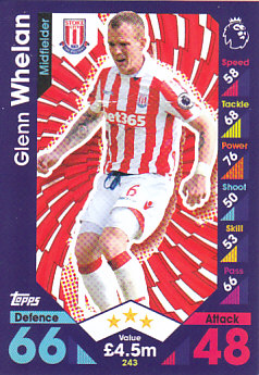 Glenn Whelan Stoke City 2016/17 Topps Match Attax #243